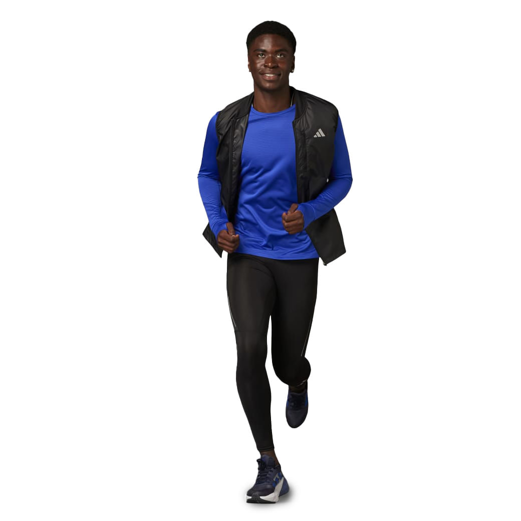 Adidas Calca HM8444 LEGGING OWN THE RUN Black Poliester -5-